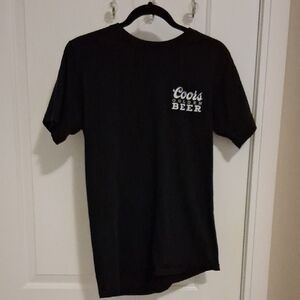 Coors Golden Beer Black Logo Tee - Men's Short Sleeve Shirt